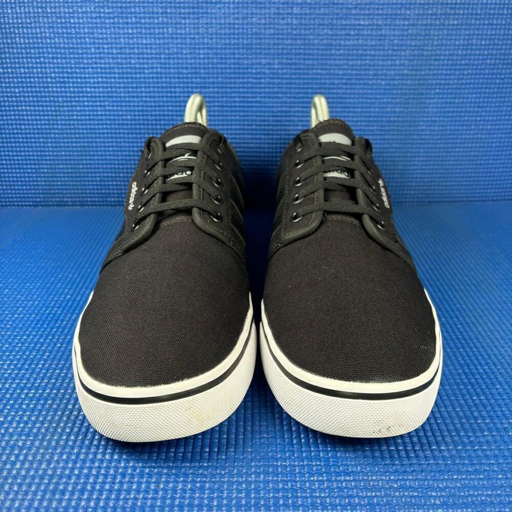 Adidas Seeley Xt Men`S Size 12 Black White Skateboarding Shoes C77589 View 2